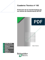 CT-192-2001 Protección de Los Centros de Transformación MT-BT