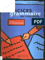 2 Exercices de Grammaire en Contexte Intermediaire
