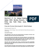 BAGIAN 17 FR Michel Rodrigue - Pesan Di 2020. Berdoa Rosario Tanda-Tanda Palsu Dan Nabi Palsu Akan Memasuki Gereja - 1