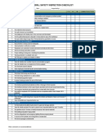 General Safety Inspection Checklist