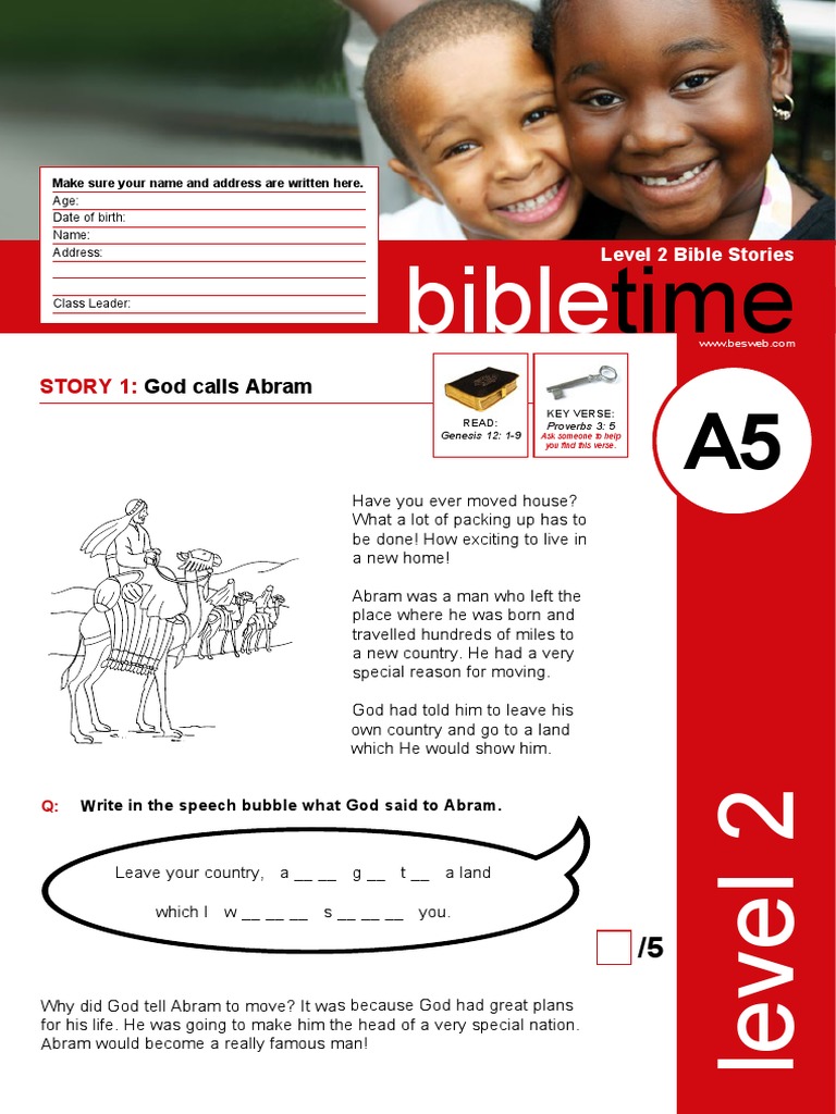 Bible: God Calls Abram | PDF | Abraham | Book Of Genesis
