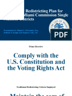 2022 City of Miami Preliminary Redistricting Maps