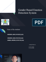 Gender Based Emotion Detetion System