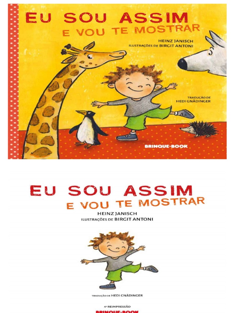 Livro Eu Sou Assim e Vou Te Mostrar - Heinz Janisch | PDF