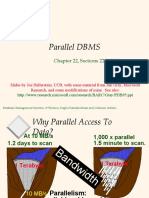 Parallel DBMS: Chapter 22, Sections 22.1-22.6