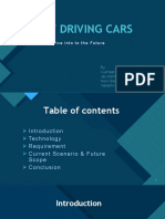 Self Driving Cars: Click To Edit Master Title Style