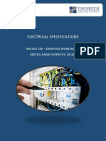 Electrical Specifications