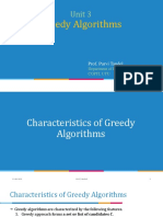 Unit 3 - Greedy Algorithms
