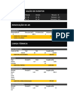 Carga Térmica Salão de Eventos