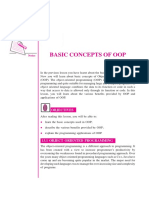 Basic Concepts of Oop: Module - 3