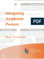 How-To Guide - Designing Academic Posters