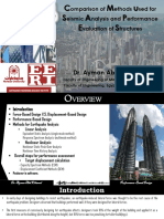 Comparison of Methods Used For Seismic Analysis and Performance Evaluation of Structures