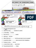 Laccord Sujet Verbe CE1 PDF