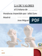 Presentacion de Valores - Jafet Madrid y Jose Miguel Mejia