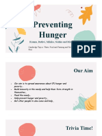 Preventing Hunger Through Awareness and Action