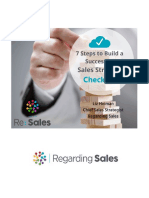 7 Steps Sales Strategy Checklist RE