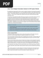 Cisco Tidal Intelligent Automation For SAP System Refresh Datasheet 1104B0710 - FINAL