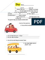 My Day Worksheet Templates Layouts - 119302