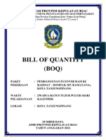 Bill of Quantity Fo Ramayana