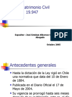 Ley de Matrimonio Civil chilena de 2005