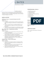Professional Resume Template Accentuate