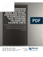 Corrosion Resistance of Nickel Based Alloy