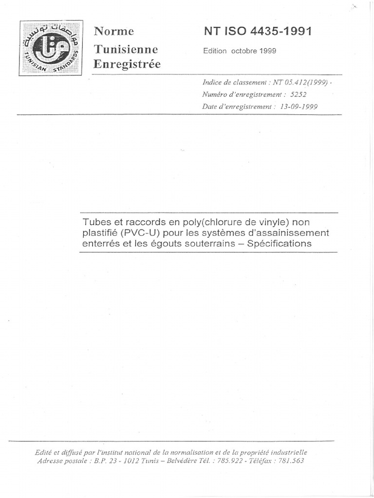 Iso 4435 | PDF