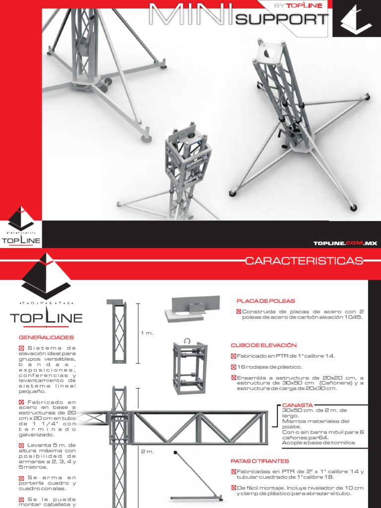 Estructura Mini Soporte Elevador 5m | PDF | Naturaleza