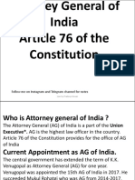 Attorney General of India