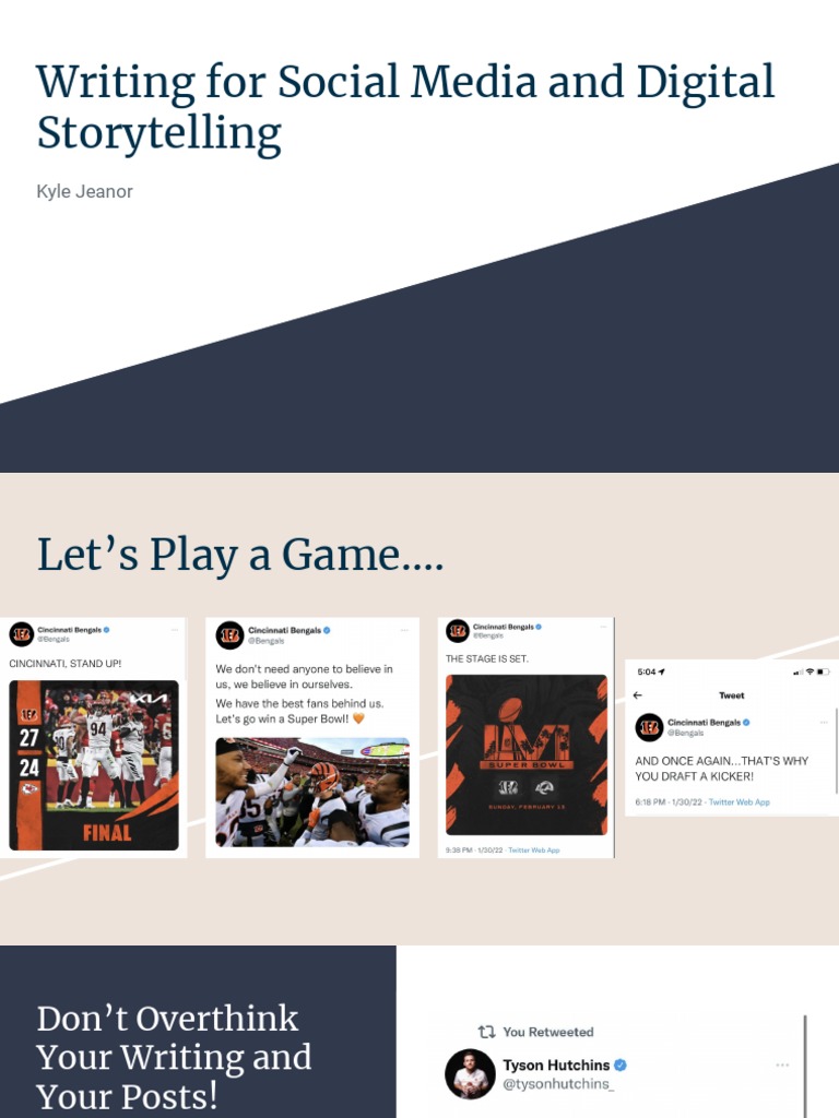 Mastering Social Media Storytelling | PDF | Persuasion | Storytelling