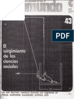 Eliseo Veron - El Surgimiento de Las Ciencias Sociales - Siglomundo Mayo 1969
