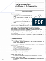 l'Idée de La Comparaison, De La Similitude Et de l'Opposition