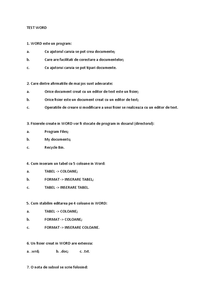 Test Word | PDF