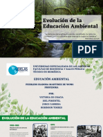 Evolución de La Educación Ambiental