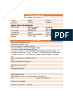 Formato de Historia Clínica 5C Carlos Rivera