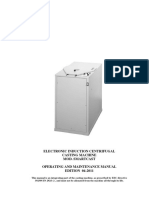 Electronic Induction Centrifugal Casting Machine Mod. Smartcast Operating and Maintenance Manual EDITION 04-2011