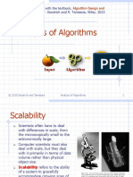 Analysis of Algorithms: Algorithm Input Output