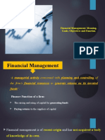 Financial Management: Meaning, Goals, Objectives and Function