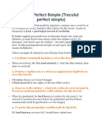 Past Perfect Simple (Trecutul Perfect Simplu) : Trecutul Perfect (Past Perfect), Exprimă o Acţiune Care A Avut Loc Şi