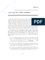 Funciones de varias variables: dominio, gráfico y composición