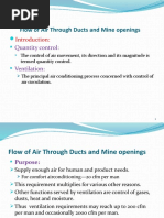 Lecture 5 - Airflow Through Ducts and Openings