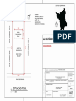 Planta de localização de lote residencial em Boa Vista, Roraima