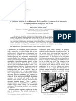 A Graphical Approach For Kinematic Design and Development of An Automatic Stamping Machine Using Four Bar Chain.