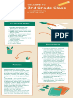 Orange and Green Hand Drawn Timeline Infographic