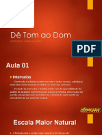 Dê Tom ao Dom Aula 01 Intervalos