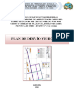 Plan de Desvio Vehicular