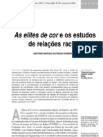 As elites de cor e os estudos de relações raciais