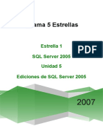 Unidad 5 Microsoft P5E SQL 2005 v1