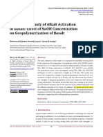 +2017-Preliminary Study of Alkali Activation of Basalt - Effect of NaOH Concentration On Geopolymerization of Basalt