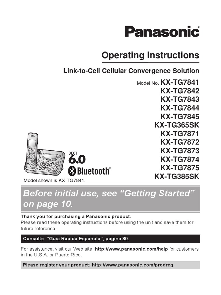 Panasonic Phone Manual 4517 PDF Battery Charger Telephone